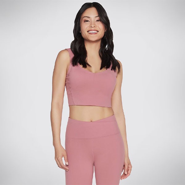 SCALLOPED LONG LINE BRA