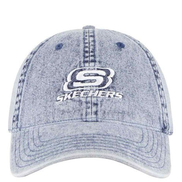 DENIM EMB SKECHERS HAT