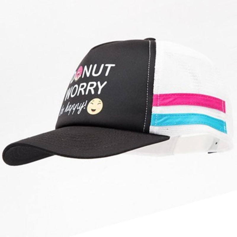 1PK GIRLS DONUT WORRY 2.0 TRUCKER CAP
