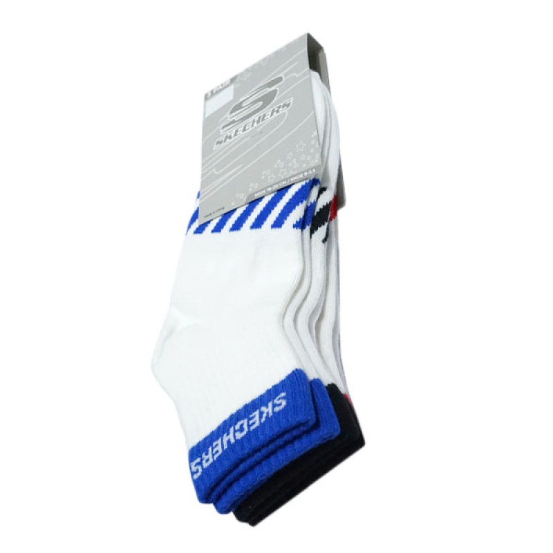 3PK KIDS UNISEX 76% COTTON 22% POLYAMIDE 2% ELASTANE QUARTER SOCK