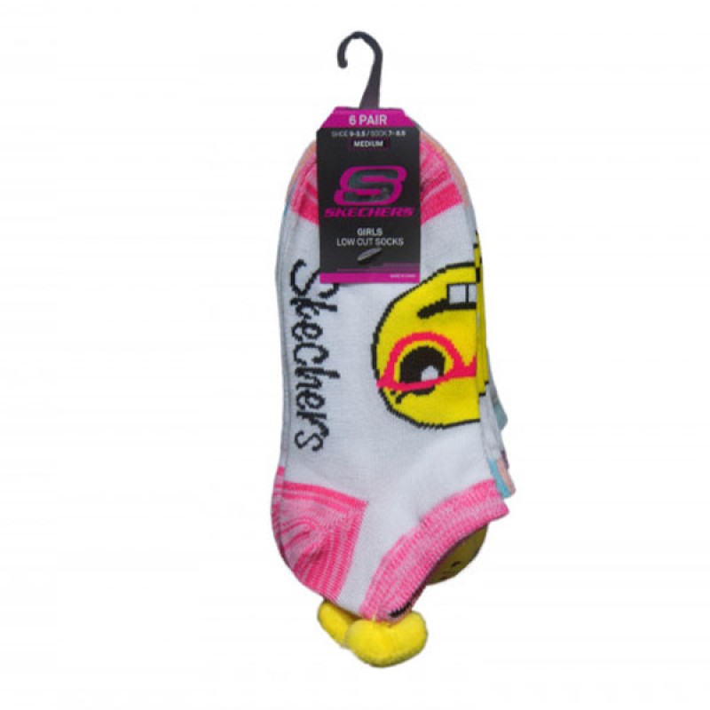 6PK GIRLS NON TERRY LOW CUT