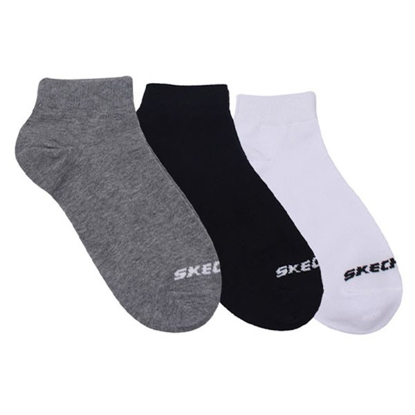 3PK UNISEX NON TERRY QTR CREW - FLAT KNIT
