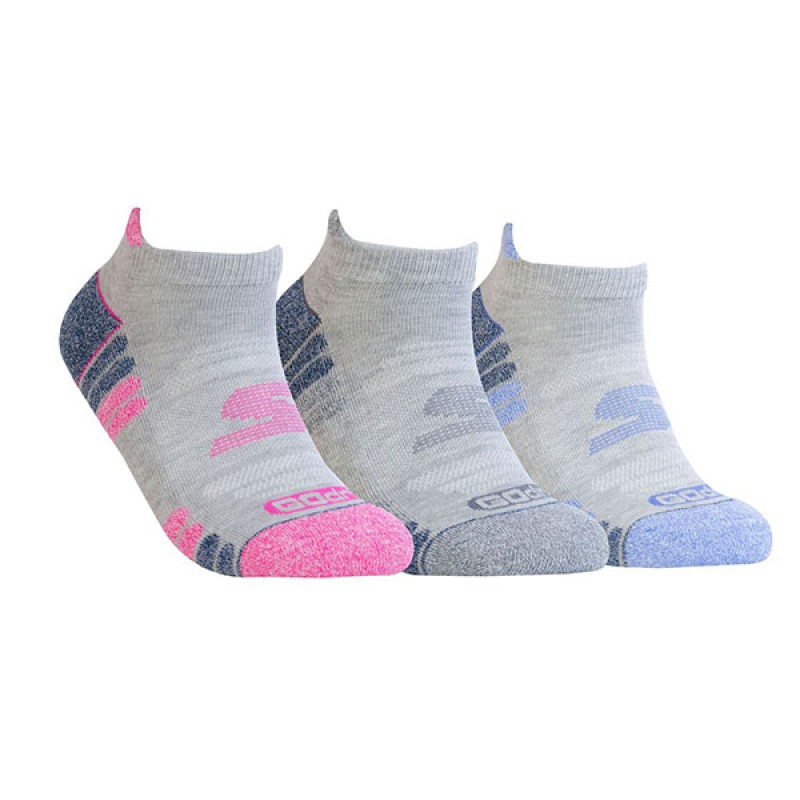 3PK WOMENS 1/2 TERRY HEEL TAB LOW CUT