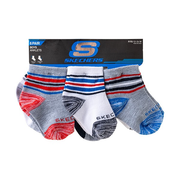 6PKINFANT BOYS NON TERRY ANKLET