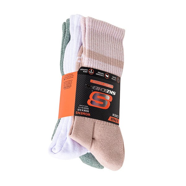 3PK WOMENS 1/2 TERRY