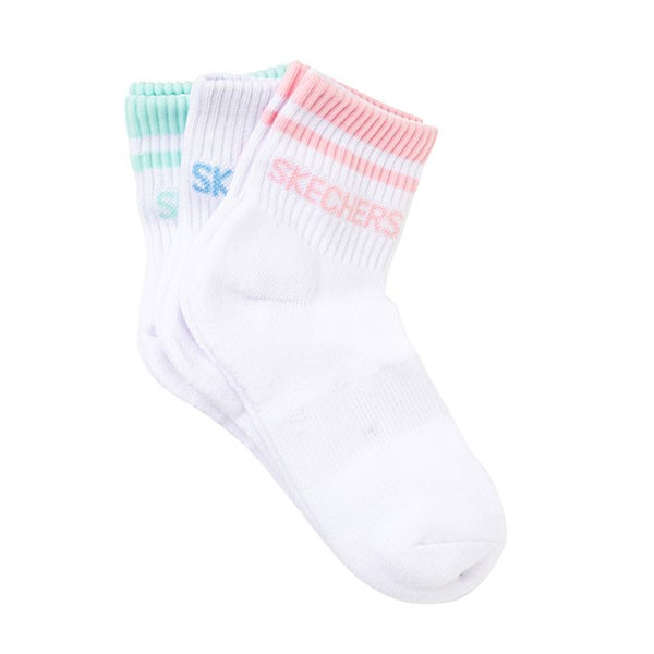 3PK WOMENS  1/2 TERRY QTR CREW